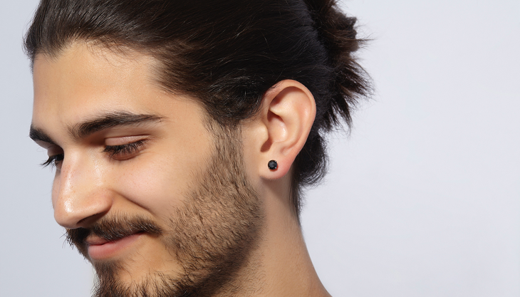 16 Best Earrings for Men - Ear Piercings Hoops and Studs for Guys
